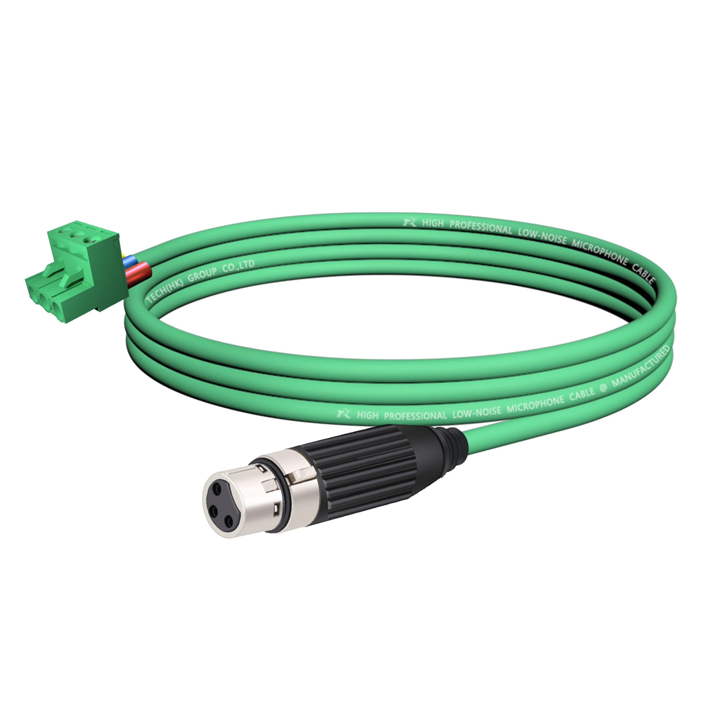 Phoenix-Terminal auf 3P-XLR-Kabel, 5,08 mm 3P steckbares Terminal auf XLR-Buchse-Verbindungskabel, versilberte Nadel, für Mikrofon – Detail 15