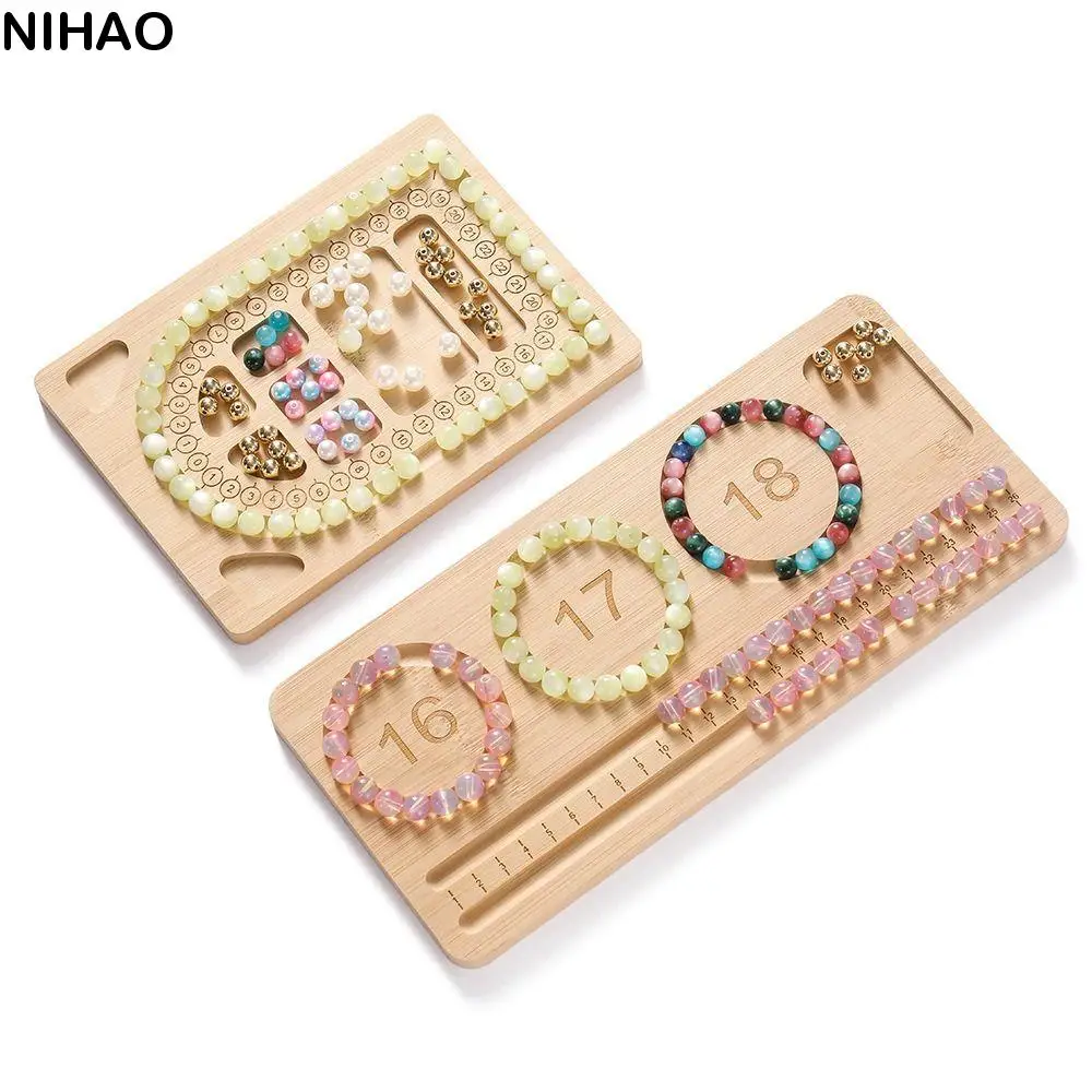 

Multiple Types Jewelry Making Tray Eco-Friendly Thickened Jewelry Design Board DIY Tools Versatile Bracelet Beading Boards