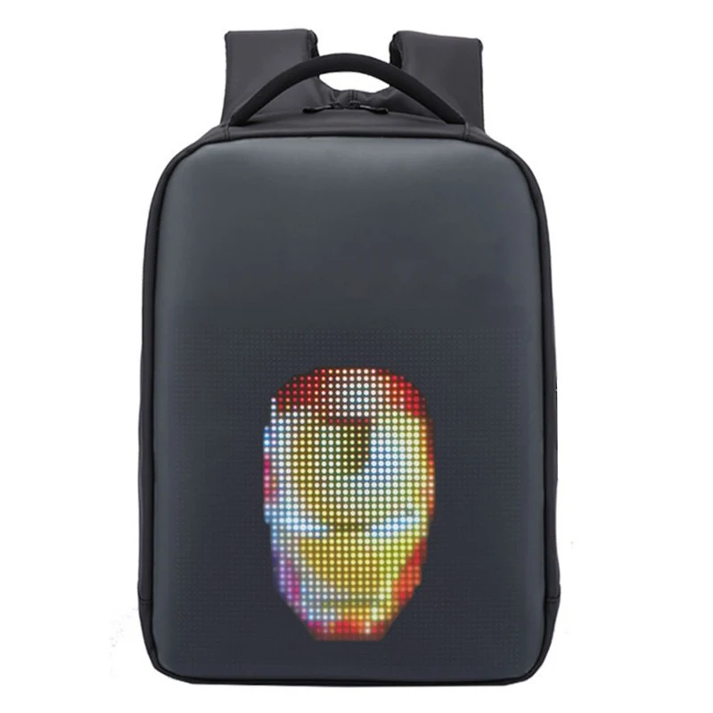 LED Screen Backpack Mochila Bag Display Advertise with WIFI for Travel Express with Name LOGO Outdoors