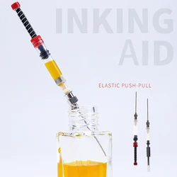 1Pc Fountain Pen Spring Filler Ink Auxiliary Absorber Ink Syringe Tool