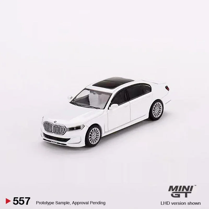 รถขนาดเล็ก GT 1:64รุ่น Alpina B7 xDrive อัลไพน์อัลลอยหล่อตาย #557 LHD สีขาว