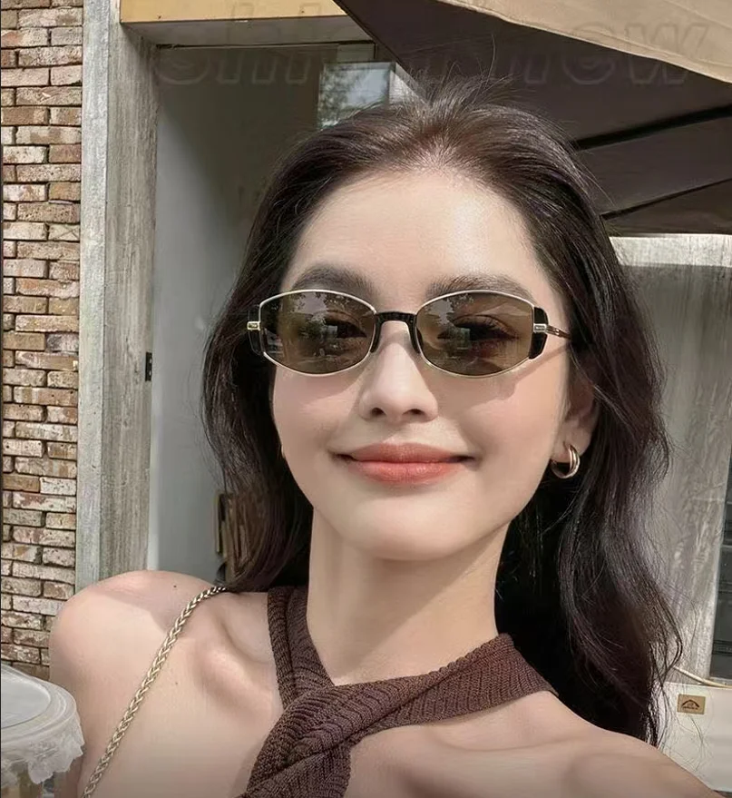 

2026 New Modern Retro Oval Sunglasses Luxury Fashion Sunglasses for Women, Trendy Street Style Shades Sunglasses for Men Glasses
