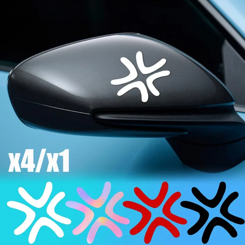 

Angry Explosive Reflective Car Sticker Electric Vehicle Motorcycle Reflective Decal Cartoon Bulging Veins Rear Mirror Decoration