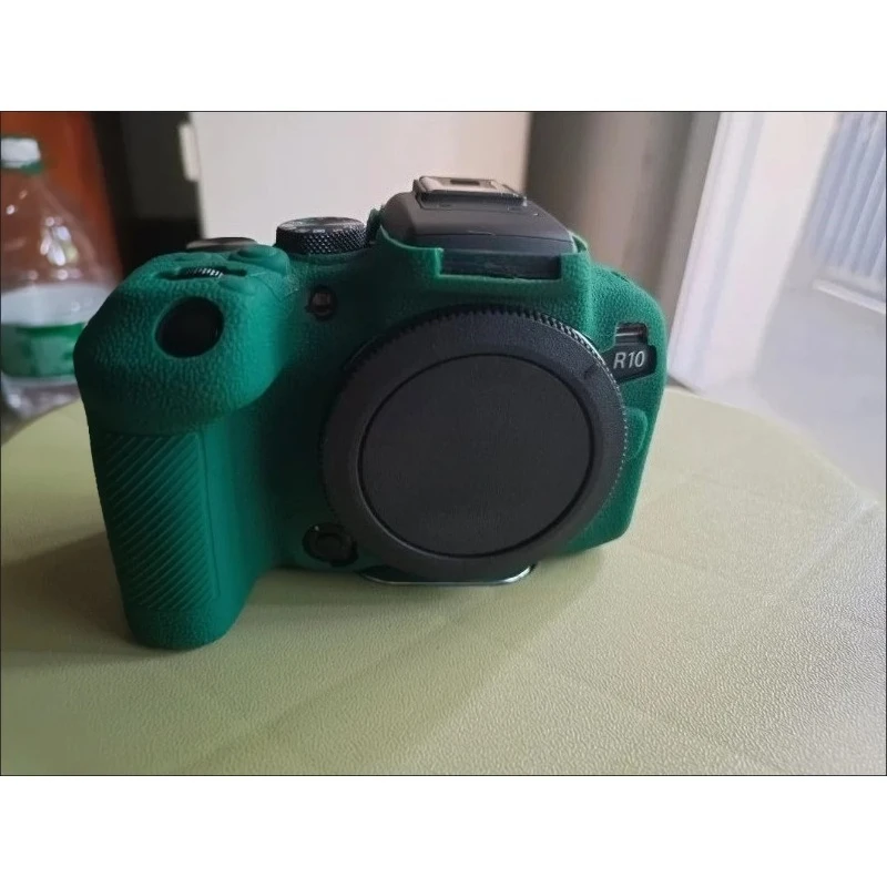 

Silicone Case For Canon EOS R10 Camera Cover Carrying Case Litchi Pattern Photography Handbag