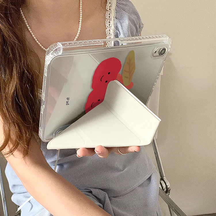 Ins Cute Pink Cherry Tablet Ca - Iphone Tablet Accessories ulasan dan harga