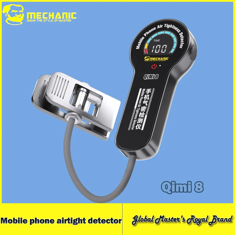 【MECHANIC】 Qimi8 Mobile Phone Airtight Detector Air Leak Tester HD LED Display Waterproof Leak Sealing Quick Detection tools