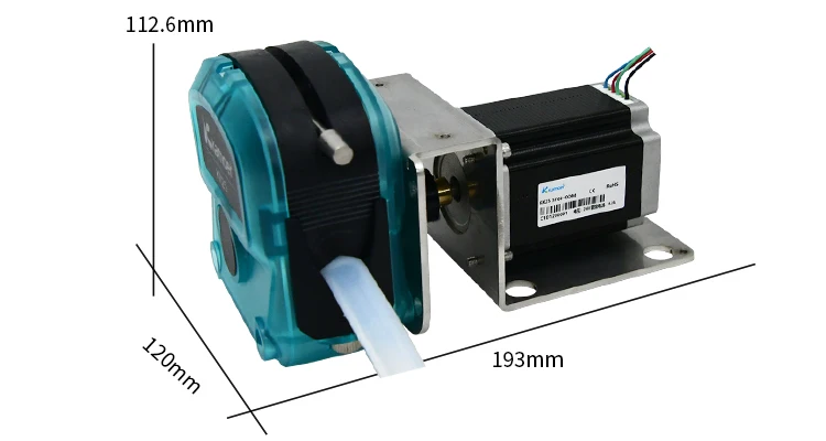 Kamoer KK25-ODM 3700ml/min 24V micro self-priming small stepper motor circulating Beverage peristaltic pump