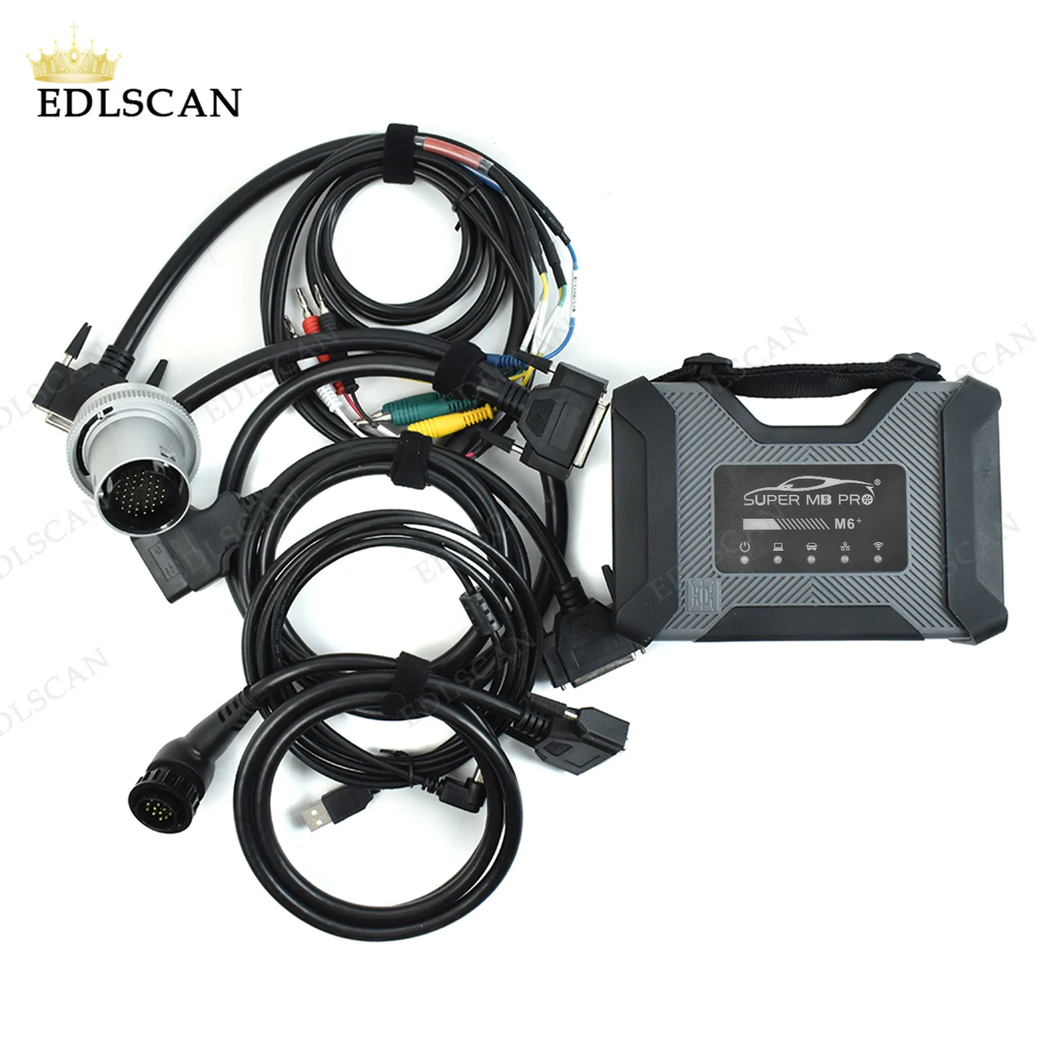 

For SUPER MB PRO M6+ Wireless Star Diagnosis Tool with Multiplexer + Lan +OBD2 16pin Main Test Cable with SSD DoIP VCI New MB SD