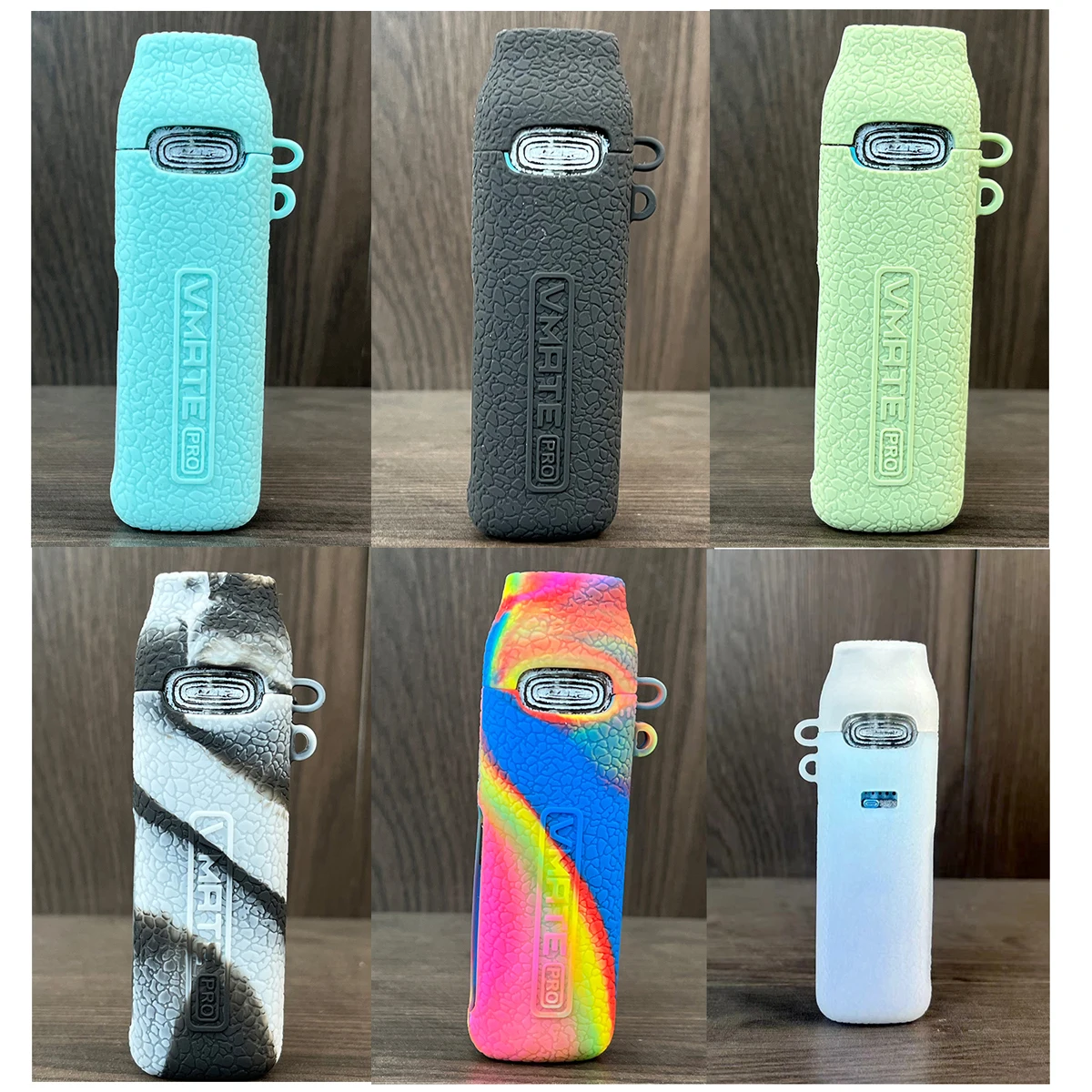 [Case Only]Protective Silicone Texture Case for Voopoo Vmate Pro Skin Sleeve Cover ModShield Wrap gel