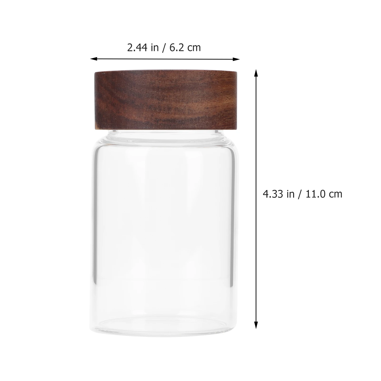 

Glass Tea Sealing Honey Container Food Storage Transparent Jar For Tea Nuts Dried Fruits Lead Free Glass Jar Cereal Can Snack