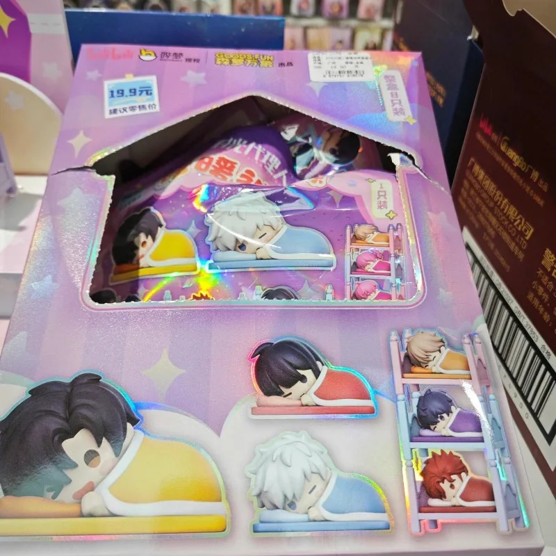 Anime Link Click Warm Bedding Series Mini Blind Box Toy Action Figure Cartoon Collection Ornaments Model Toy Boys Girls Gifts view 4