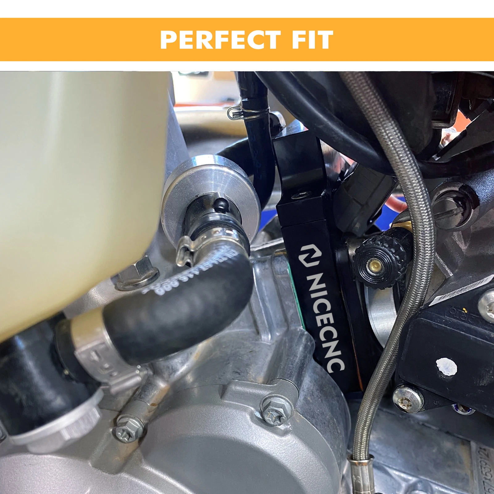 NICECNC Für KTM TPi EXC 300 250 XCW Sechs Tage Husqvarna TE 300i 2018-2023 GasGas EC300 2021-2023 TPi Injektor Umzug Block – Detail 6