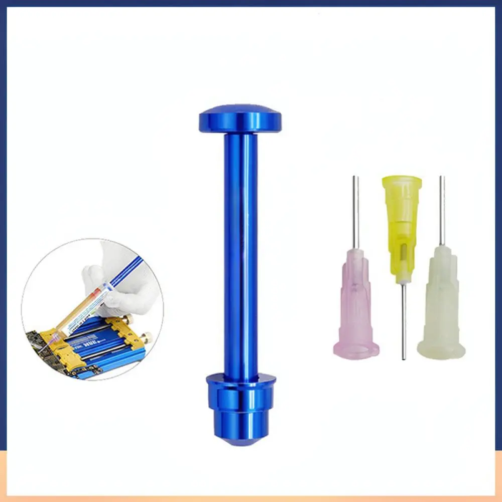 Flux Paste Applicator Tool Pusher For Electronic Welding Soldering Paste Dispenser Aluminum Solder Mask Repair Accessory
