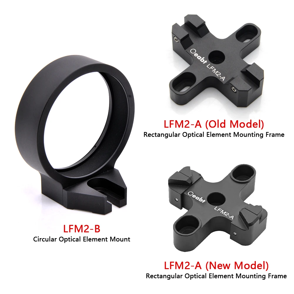 LFM Series  Rectangular Filter Mount Cage Cube Optic Mount with SM2 Threaded Bore 60mm Coaxial Cube Accessories Filter Holder
