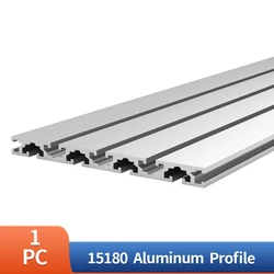 1PCS 15180 Aluminum Profile Extrusion CNC Parts Anodized Linear Rail for DIY CNC 3D Printer Workbench Length 100/500/600-1000mm