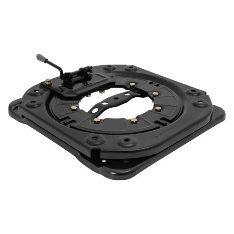 قاعدة مقعد دوارة لوحة فولاذية قاعدة مقعد دوارة 360 درجة ° قابل للدوران لسيارات فانس موتورهاومز والحافلات والمركبات الهندسية #4