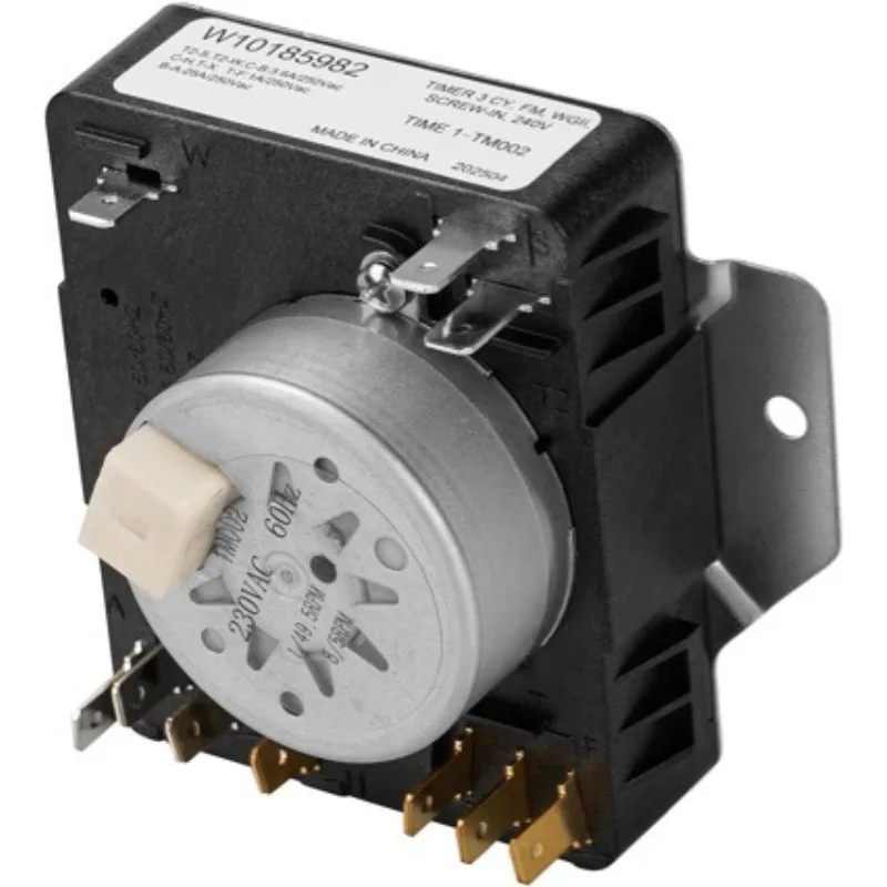 WPW10185982 Dryer Timer Genuine Replacement - Compatible with Whirlpool,  Dryers Replaces W10185982