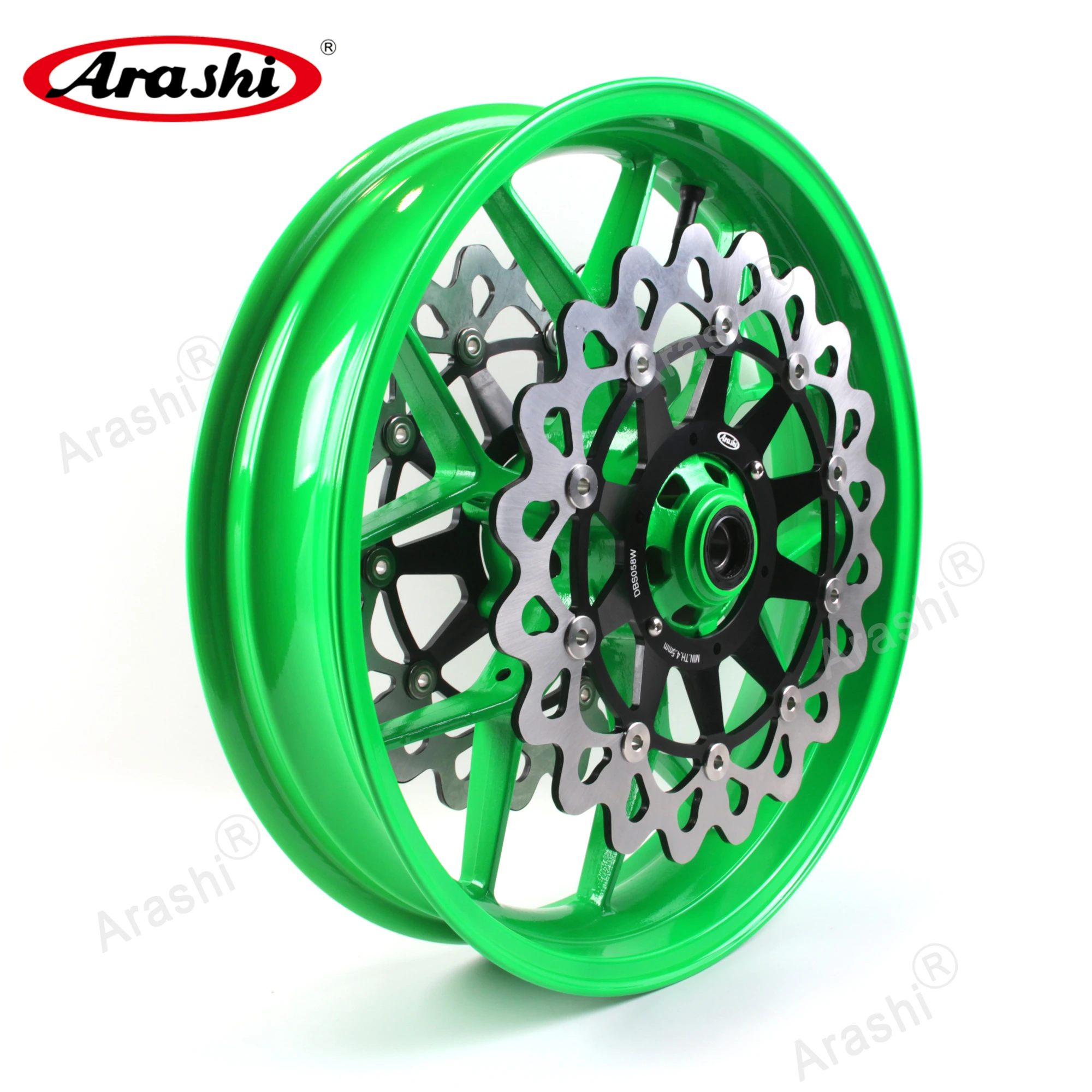 Arashi Front Wheel Rim Hub For HONDA CBR1000RR 2006 - 2007 Floating Front Brake Disc Rotor Set CBR 1000 RR Motorcycle Tire Rim