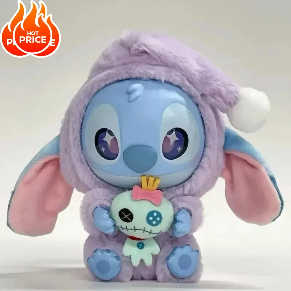 

HOT!kawaii Stitch Blind Box Bag Eat Some Thing Before Sleep Series Vinyl Pendant Cute Doll Mystery Box Fluffy Doll Surprise Gift