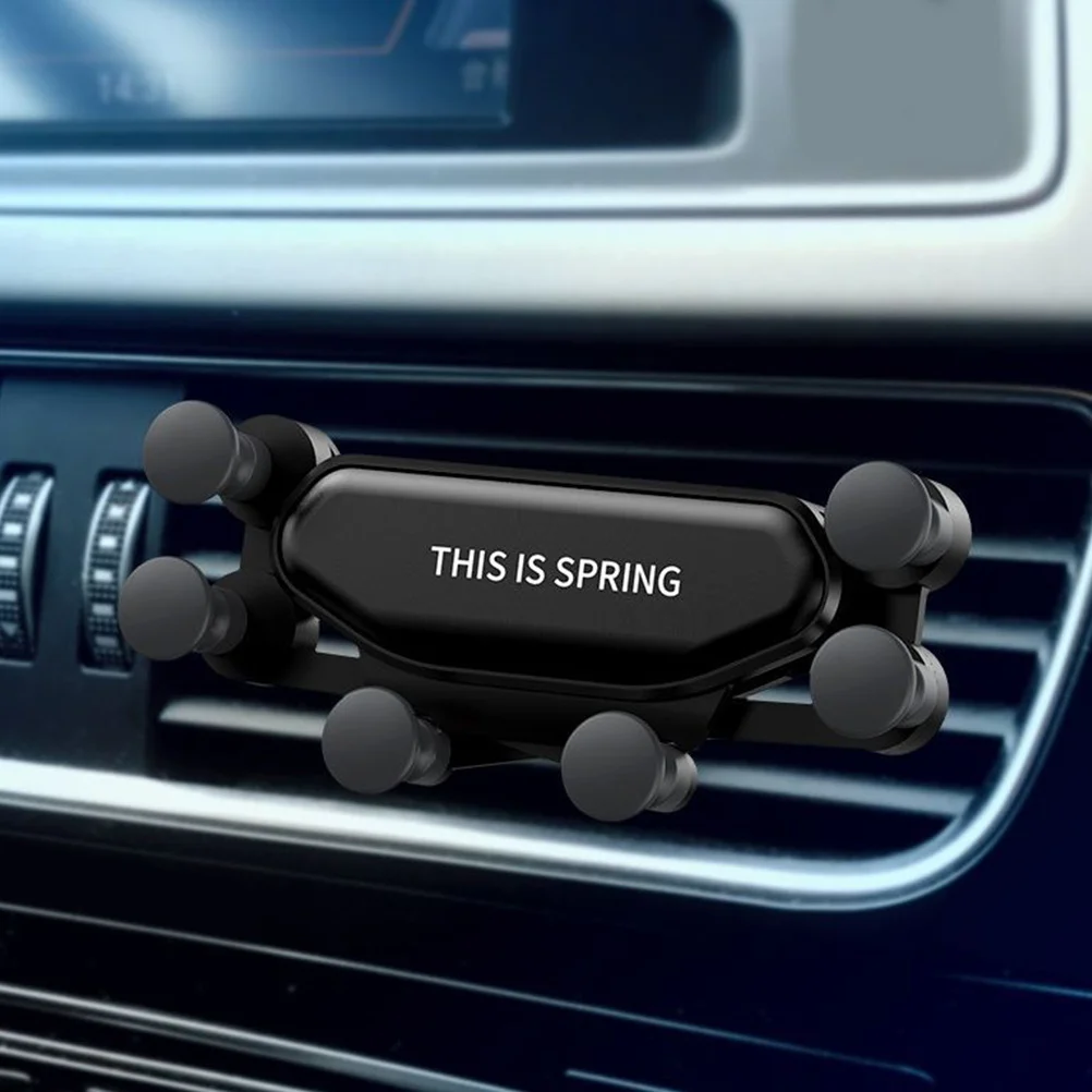 

Universal Car Phone Holder for Vent Clip on Mount Stable Cradle for Navigation Easy Attach Detach Car Phone Stand Mount Auto