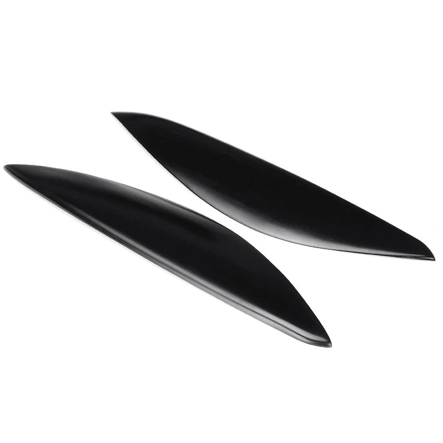 Durable-2Pcs Car Headlight Eyebrow Cover Trim Fiberglass Head Light Lamp Eyelid Sticker For Vauxhall/Opel Signum Vectra C Faceli