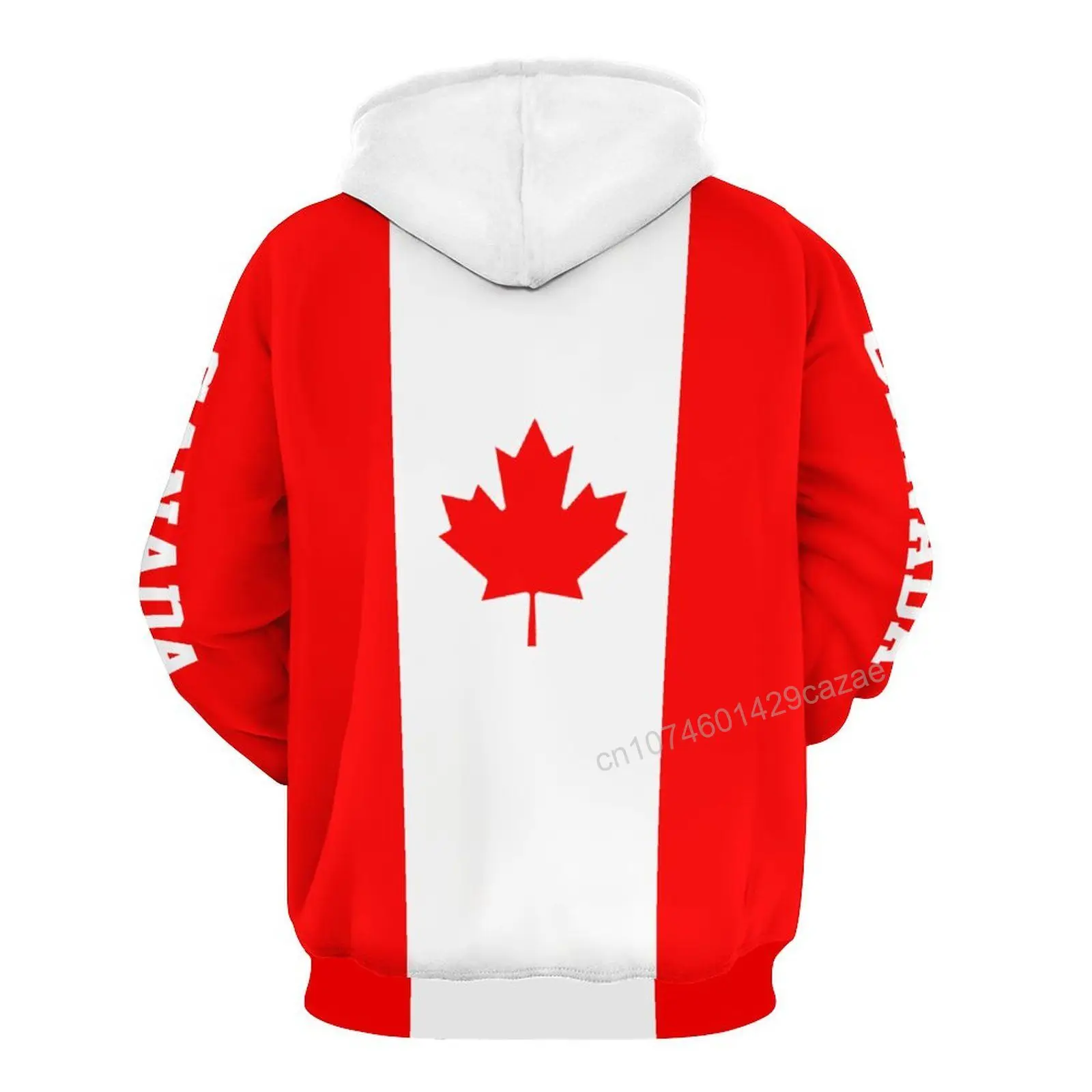 Canada Country Flag 3D Hoodie Polyester Cool Men Women Harajuku Sweatshirt Unisex Casual Pullover Hoodies