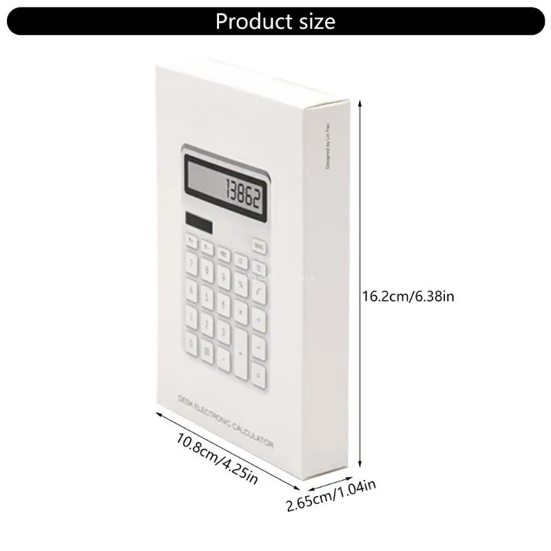 Calculatrice batterie à 12 chiffres énergie commutation automatique, livraison directe silencieuse