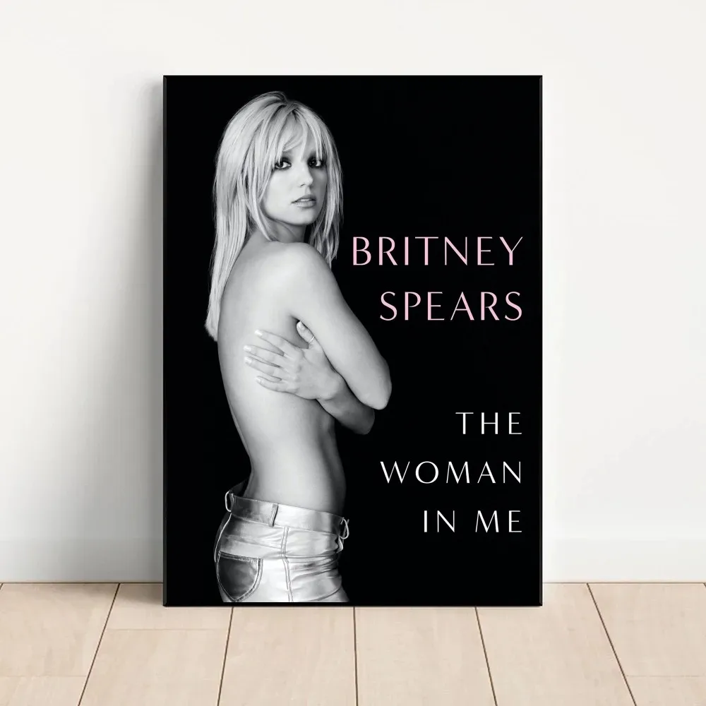 Retro Britney Spears Singer  Poster Fancy Wall Sticker for Living Room Bar Vintage Decorative Painting Middle