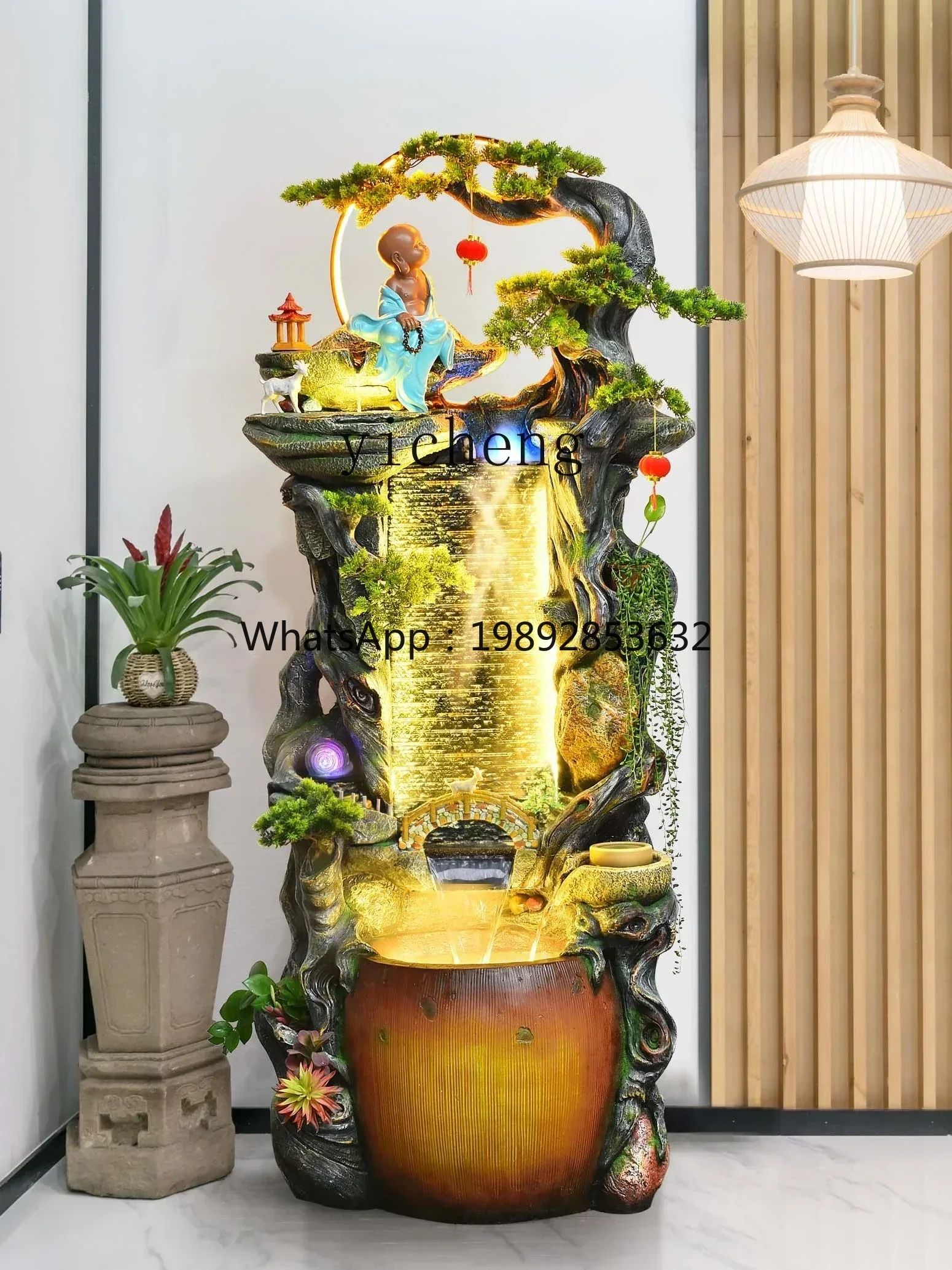 U9 rockery flowing water fountain landscape pastoral home improvement balcony courtyard garden decoration