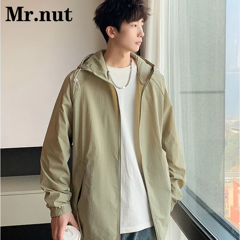 Sports Outdoor Breathable Sun-Protection Clothes Men's Casual Coat Summer Hooded Sunscreen Clothing New Cool Quick Drying Jacket