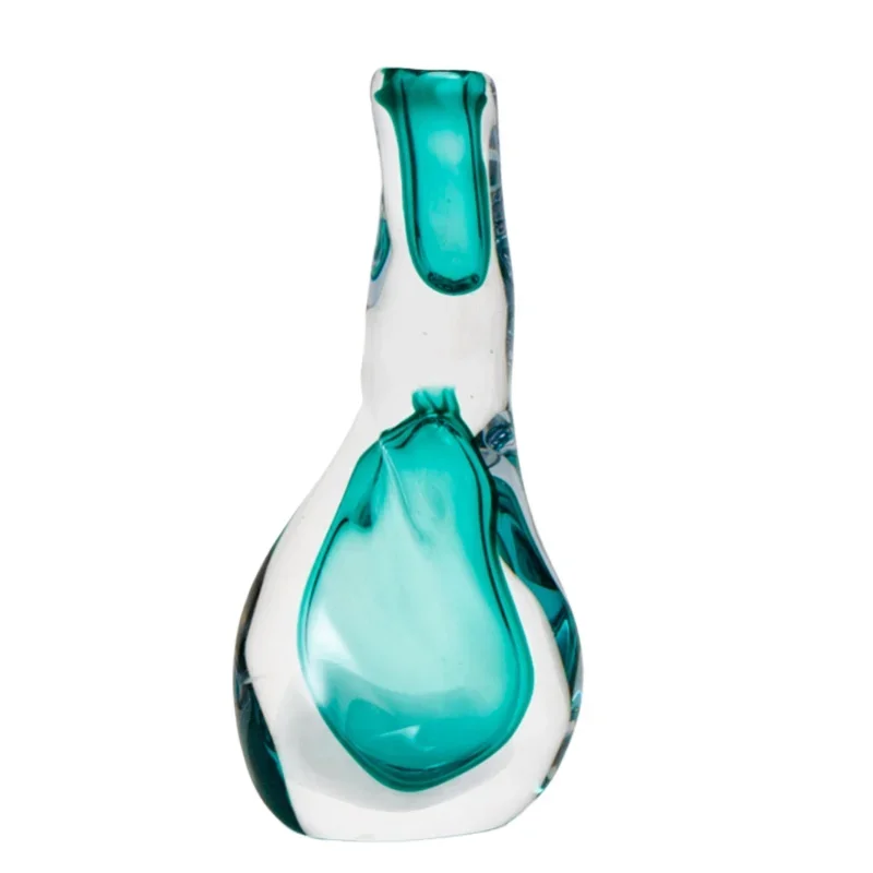 مزهرية مزججة مصنوعة يدويًا لتزيين المنزل الراقية في ردهة الفندق وديكور الزفاف والإبداع #1