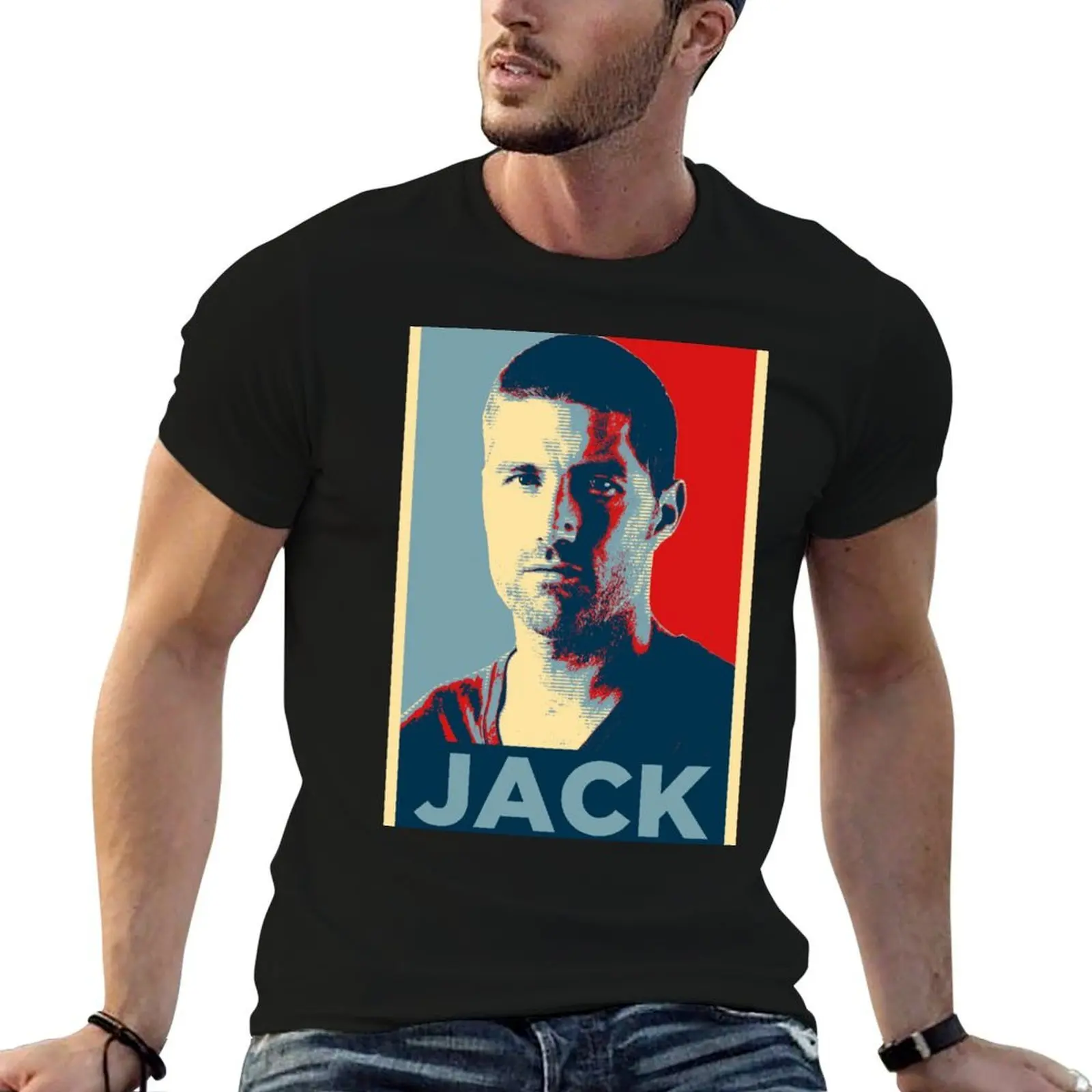 

Jack Shephard Lost T-Shirt cotton t shirts high quality cotton t shirt man funny t shirts cotton T-shirt