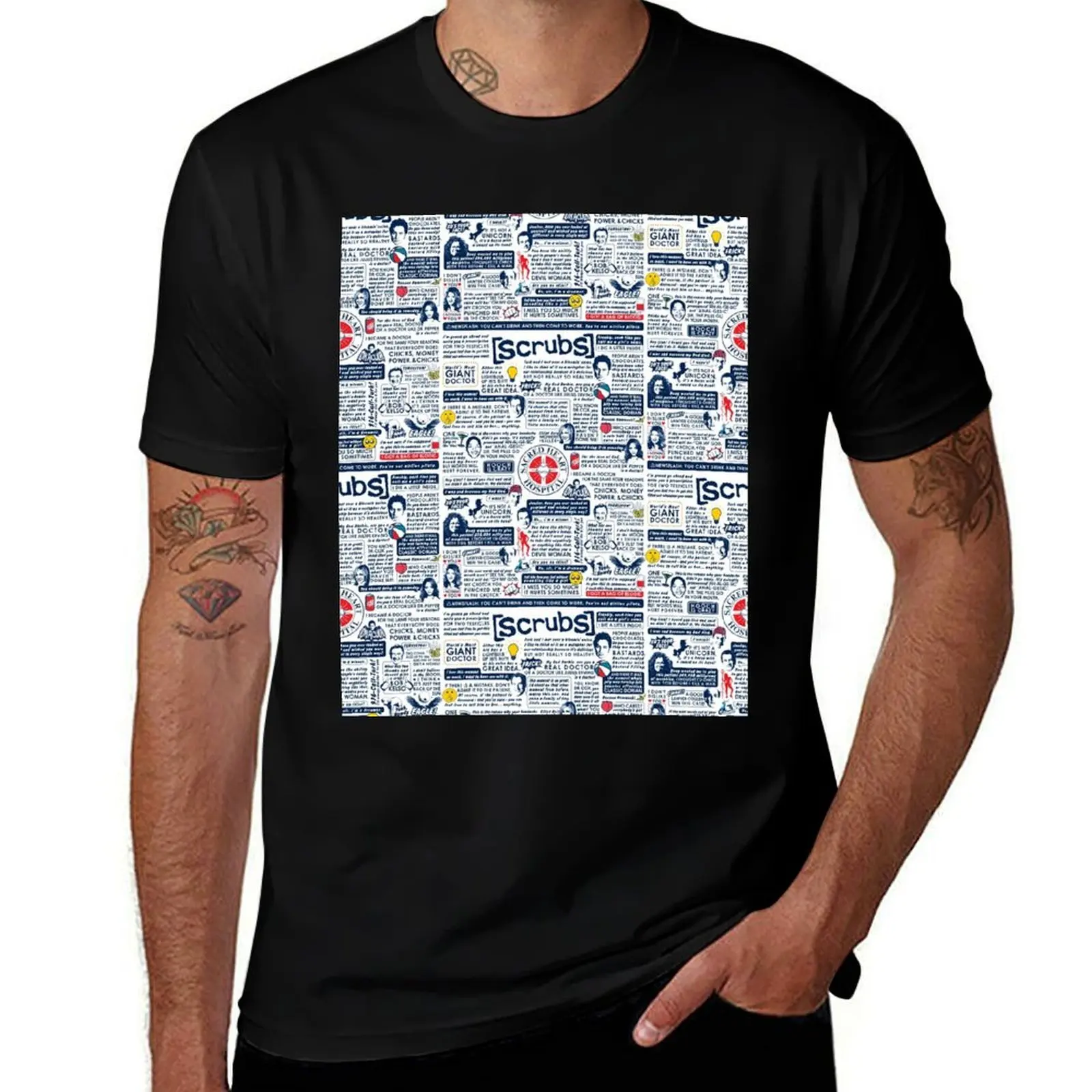Wise Words of Scrubs (Variant) T-Shirt Plus Size Simple Casual Top T-Shirt