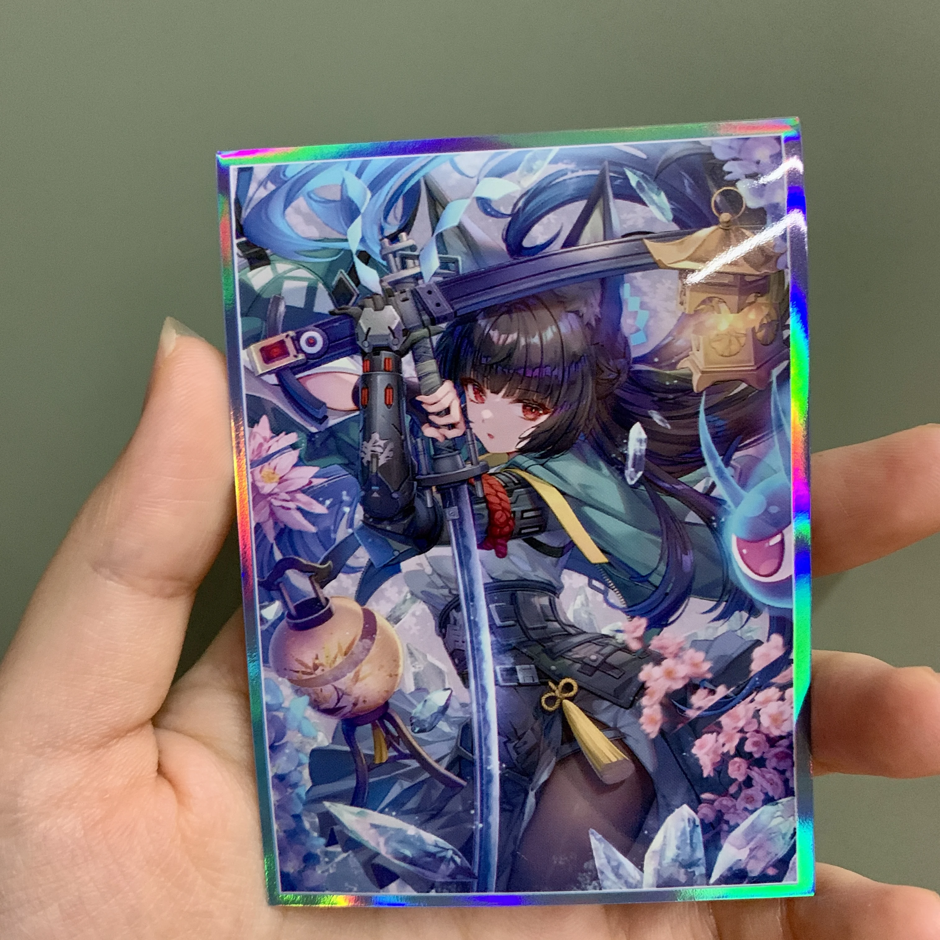 67X92MM Mooi Meisje Kleur Flash Mouwen WS PTCG Anime Game Collection Card Beschermhoes 60 Stuks