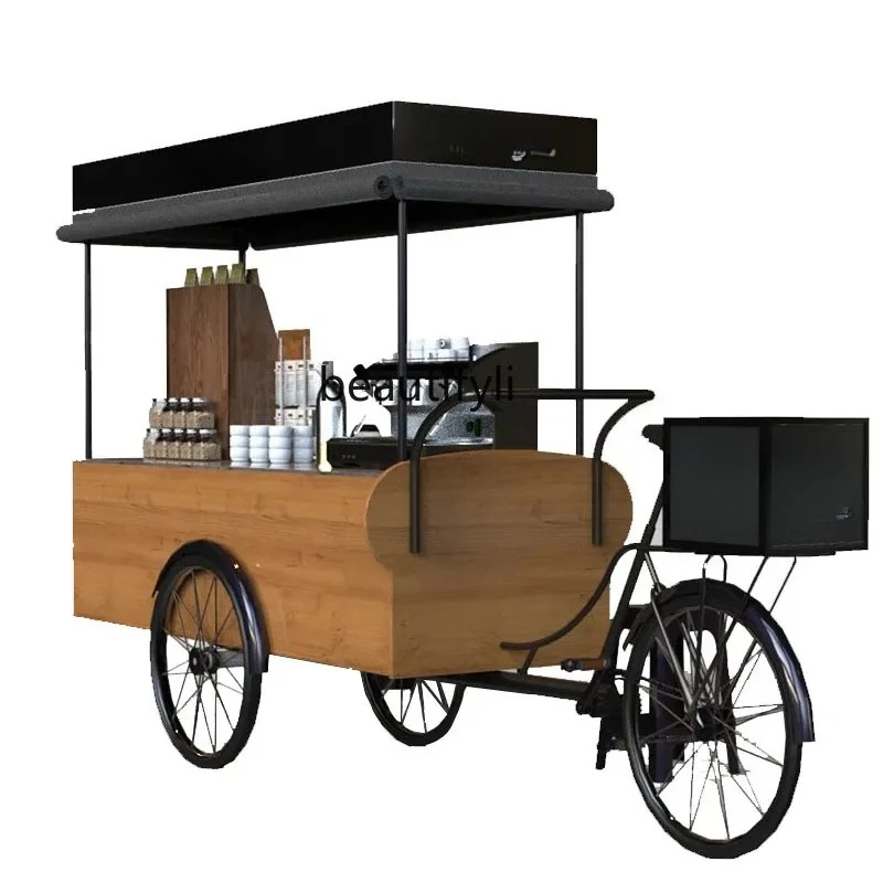 

Outdoor mobile food truck display props Scenic street view stall Food truck Coffee truck