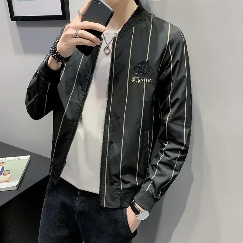 Man Coat New In Jacket for Men Spring Autumn Slim Fit Luxury Designer Harajuku Deals Vintage Y2k Cold Fast Delvery Cheap Sale