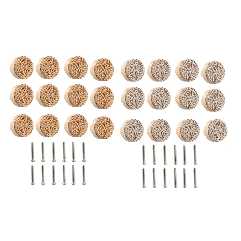 

12Pcs/set Decorative Pull Handles Simple Install Drawer Knob Drawer Pulls