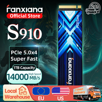 [EU/US Shipping]Fanxiang S910 Pro M.2 SSD 14000MB/s 1TB 2TB 4TB PCIe 5.0 With Dram Cache Internal Solid State Drive For Desktop