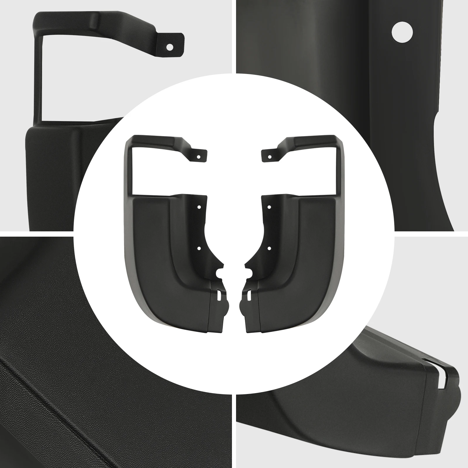 ABS المصد الخلفي الجانب نهاية غطاء تغليف لفورد ترانزيت 150 250 350 350 2015-2024