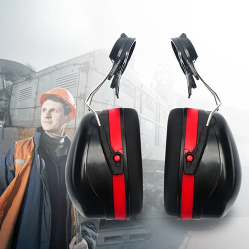 

Hard Hat-Compatible Soundproof Earmuffs - Noise-Canceling Industrial Safety Headphones for Quiet Protection & Workplace Use
