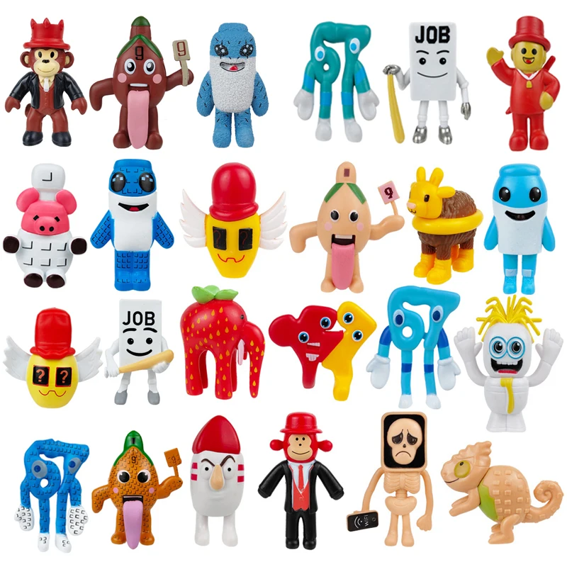 

6-12pcs Game Steal A Brainrot Action Figure Toy Brainrots Italian Brainrot Figurine Collectible Model Game Fans Birthday Gift