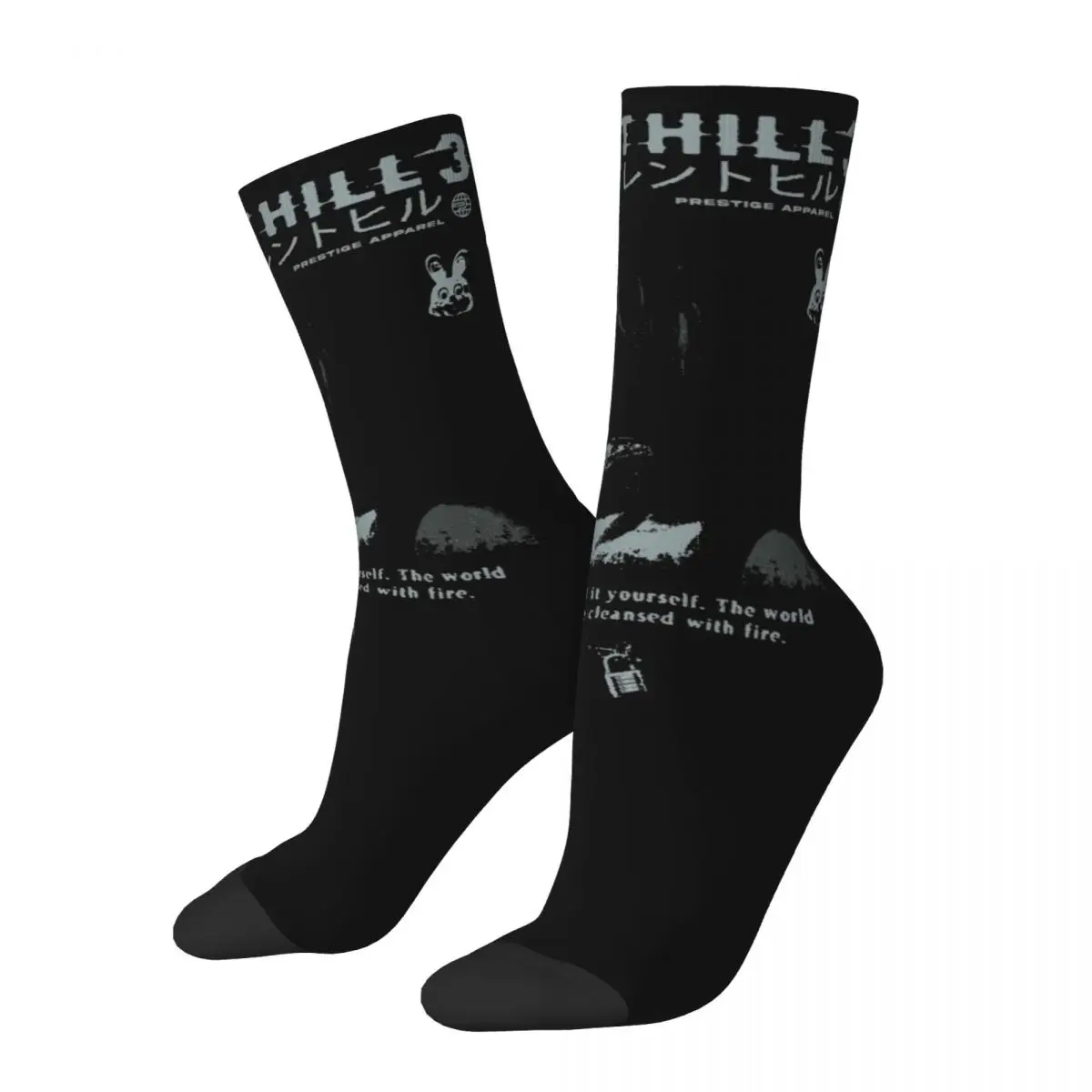 Silent Hills 3 Socks Men Women Polyester Fashion Socks High Quality Spring Summer Autumn Winter Stockings Gift