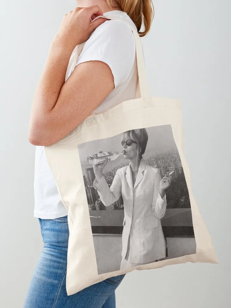 

Patsy Stone Black and White Tote Bag Canvas shoulder bag women bag female tote bags cloth bags