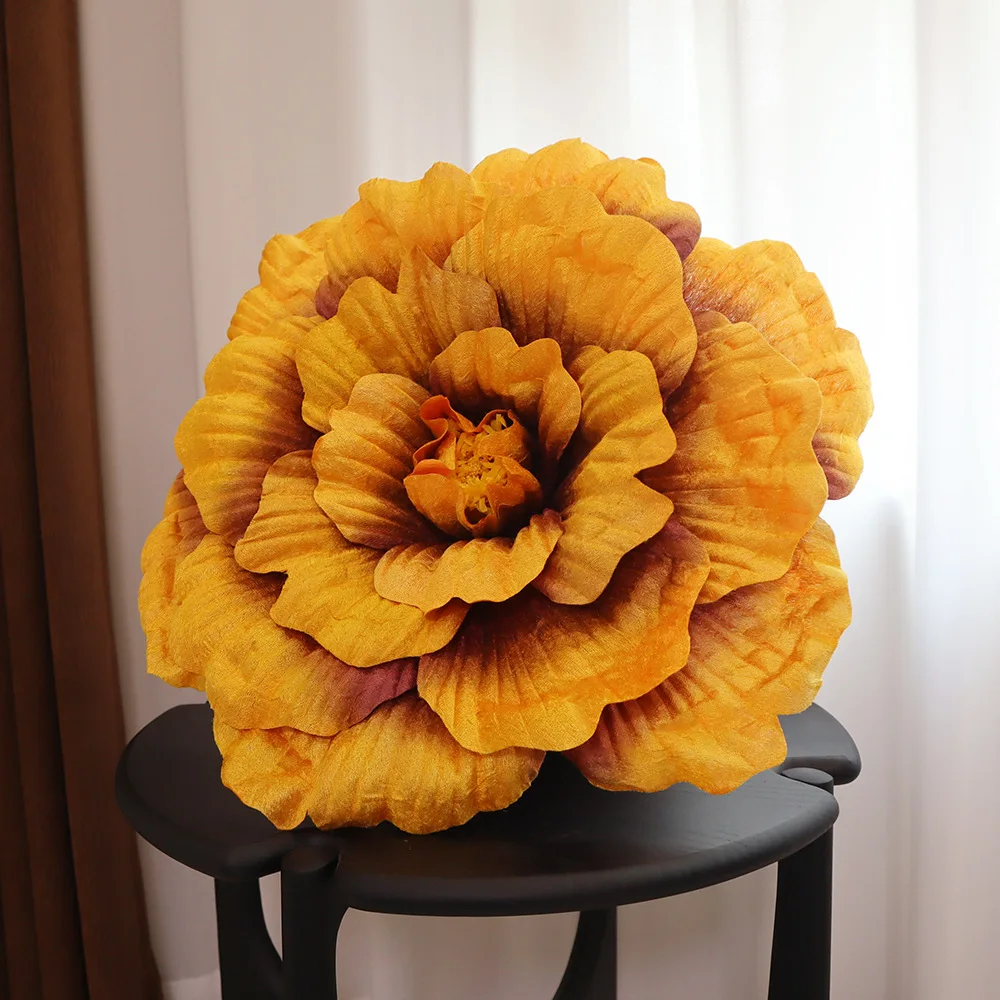 Multiple Sizes Vintage Velvet Peony Artificial Flower Party Supplies DIY Accessories Window Display Wedding Decoration Flower