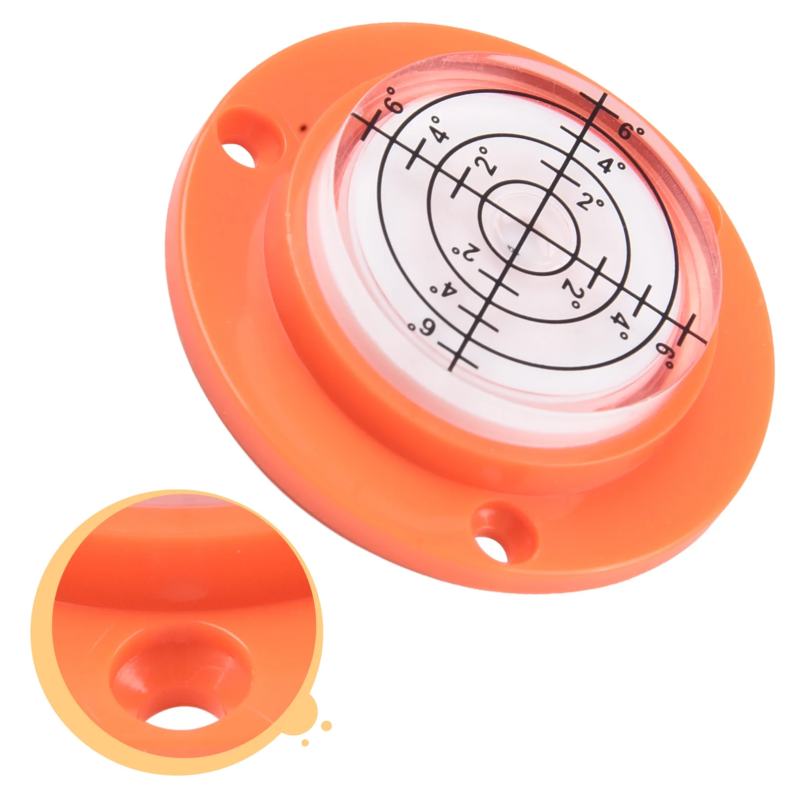 1 Pc 50 X 12mm Round Horizontal Bubble Level For Spirit Level Bubble Black Angle Clear Mini Round Leveller For Bullseye
