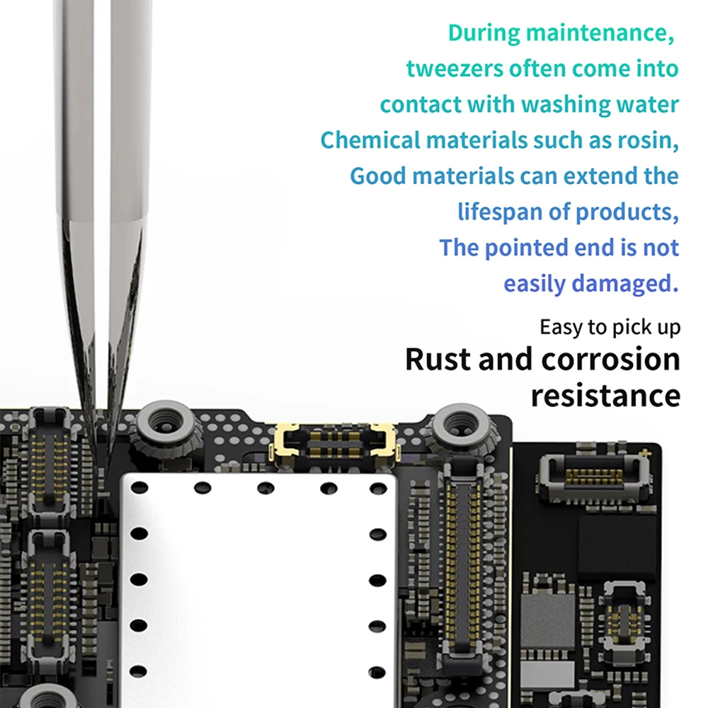 18種類 MA-01 マッハワイドピンセット 携帯電話、タブレット、コンピュータ、マザーボードチップICネジ部品クランプツール用