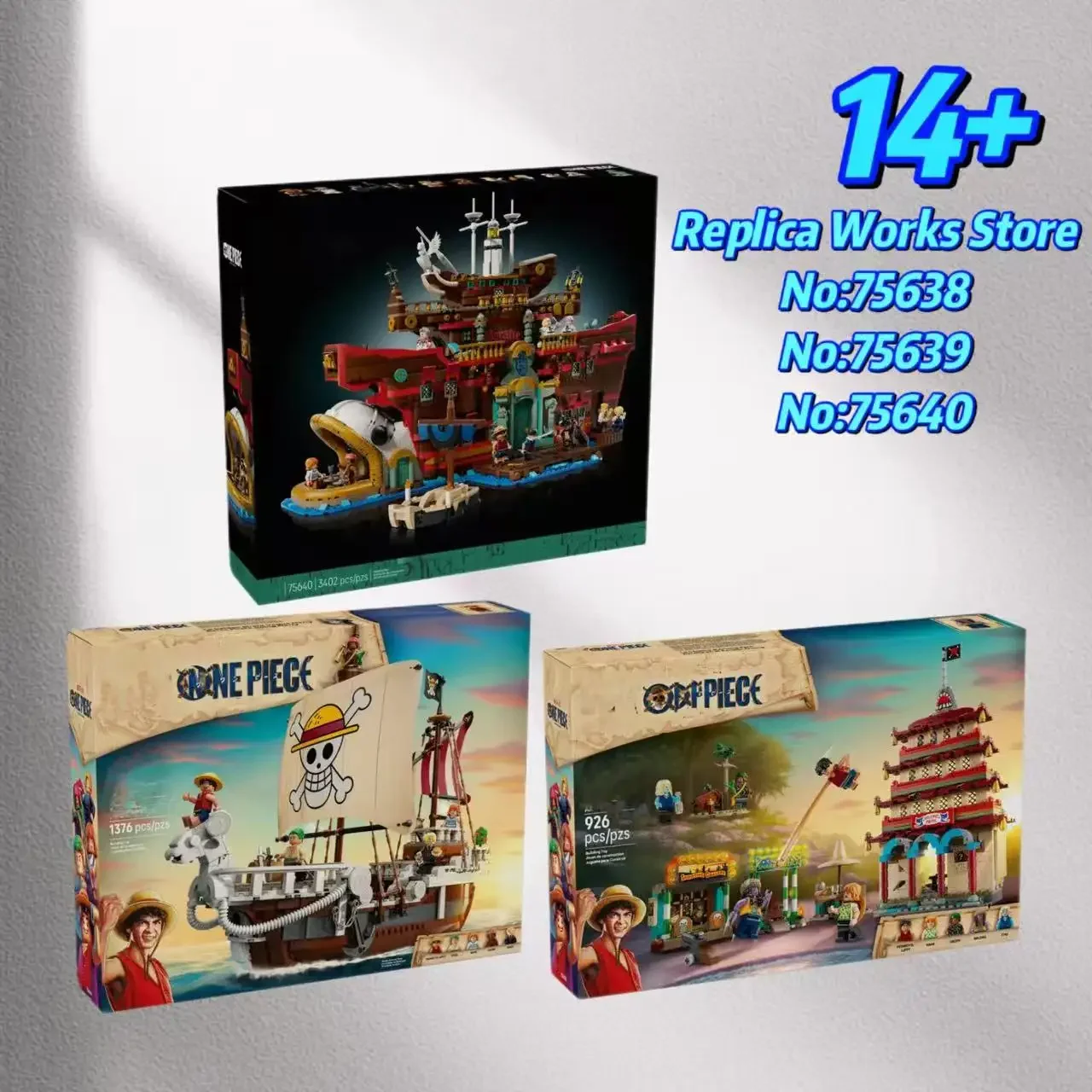 MOC Creative Pirate Ship 75638 75639 75640 Ensemble de composants, cadeau d'anniversaire, cadeau de Noël, cadeau d'Halloween