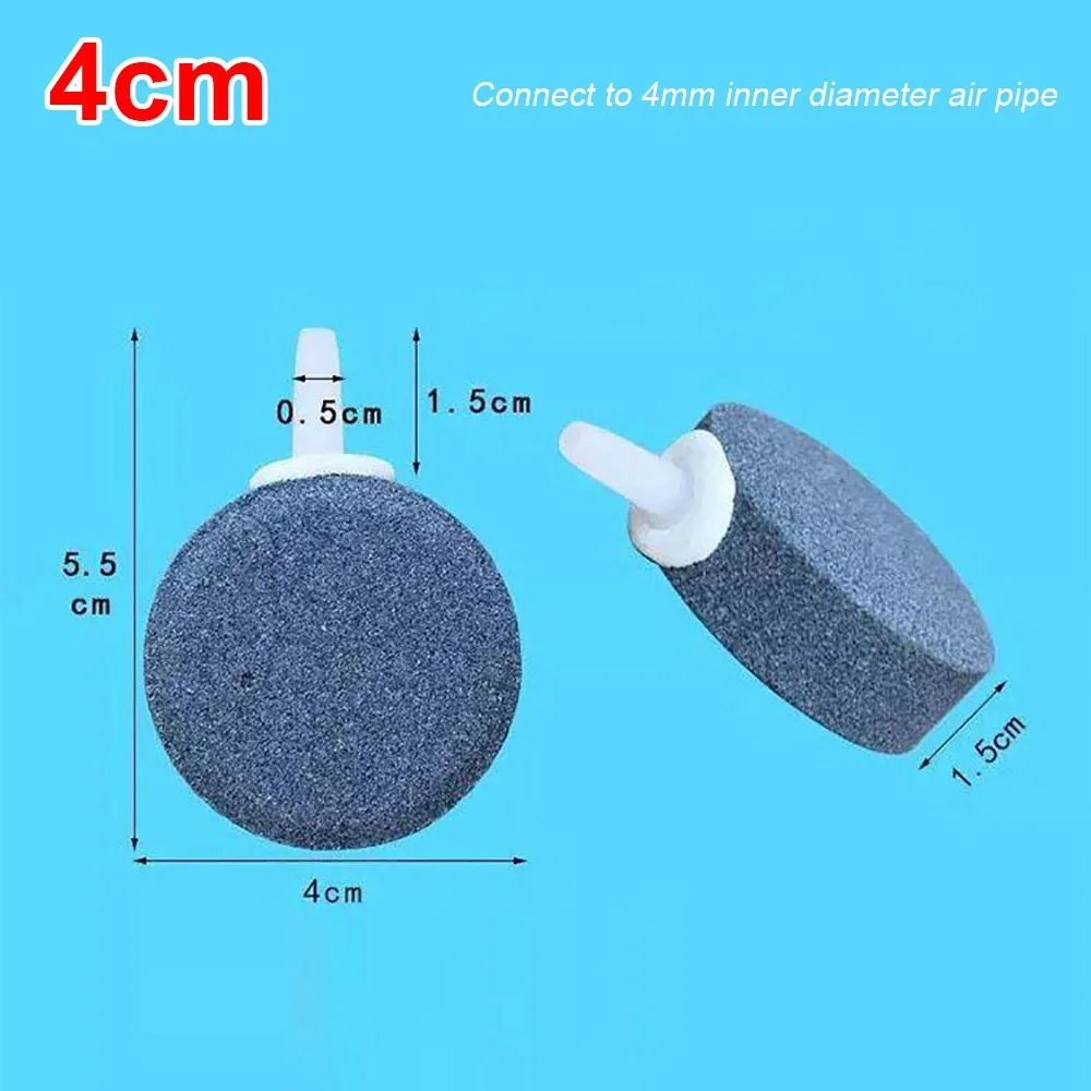 Aquarium Air Stone Bubble Diffuser Oxygen Aerator Pump Nano Air Disc Plate Fish Tank Aeration Bubbler