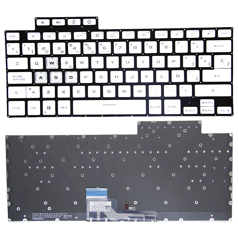 لوحة مفاتيح لغة تخطيط RU/SP/JP/TR/KR لـ Asus FX516 FX516P FX516PM FA516