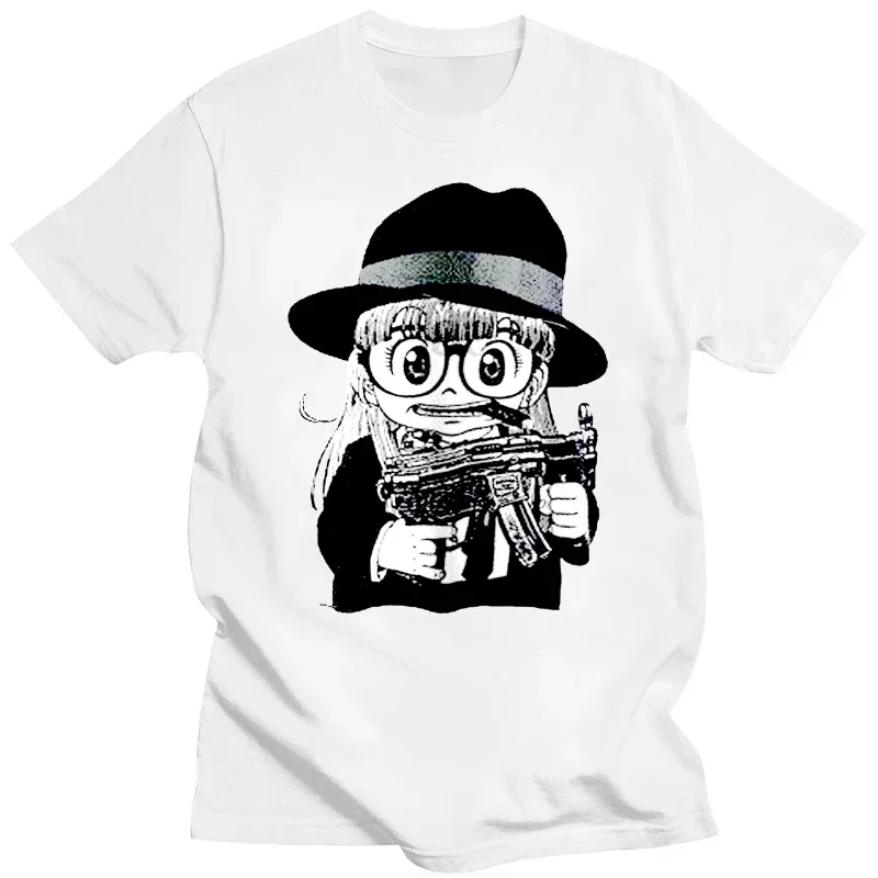 Arale Norimaki Dr Slump Akira Toriyama Harajuku okyo Vintage  Shirt Normal Short Sleeve Cotton  Shirts